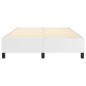 vidaXL Boxspringbett Weiß 140x190 cm Kunstleder vidaXL Boxspringbett Weiß 140x190 cm Kunstleder