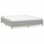 vidaXL Boxspringbett Hellgrau 180x200 cm Stoff vidaXL Boxspringbett Hellgrau 180x200 cm Stoff
