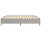 vidaXL Boxspringbett Hellgrau 180x200 cm Stoff vidaXL Boxspringbett Hellgrau 180x200 cm Stoff