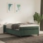 vidaXL Boxspringbett Dunkelgrün 120x200 cm Samt vidaXL Boxspringbett Dunkelgrün 120x200 cm Samt
