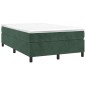 vidaXL Boxspringbett Dunkelgrün 120x200 cm Samt vidaXL Boxspringbett Dunkelgrün 120x200 cm Samt