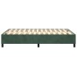 vidaXL Boxspringbett Dunkelgrün 120x200 cm Samt vidaXL Boxspringbett Dunkelgrün 120x200 cm Samt