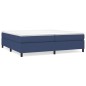 vidaXL Boxspringbett Blau 200x200 cm Stoff vidaXL Boxspringbett Blau 200x200 cm Stoff