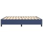 vidaXL Boxspringbett Blau 200x200 cm Stoff vidaXL Boxspringbett Blau 200x200 cm Stoff
