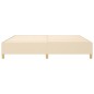 vidaXL Boxspringbett Creme 200x200 cm Stoff vidaXL Boxspringbett Creme 200x200 cm Stoff