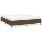 vidaXL Boxspringbett Dunkelbraun 160x200 cm Stoff vidaXL Boxspringbett Dunkelbraun 160x200 cm Stoff