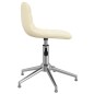 Esszimmerstühle 2 Stk. Drehbar Creme Stoff Esszimmerstühle 2 Stk. Drehbar Creme Stoff