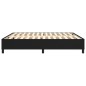 vidaXL Boxspringbett Schwarz 180x200 cm Stoff vidaXL Boxspringbett Schwarz 180x200 cm Stoff