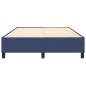 vidaXL Bettgestell Blau 140x190 cm Stoff vidaXL Bettgestell Blau 140x190 cm Stoff