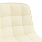 Esszimmerstühle 2 Stk. Drehbar Creme Stoff Esszimmerstühle 2 Stk. Drehbar Creme Stoff