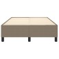 vidaXL Boxspringbett Taupe 120x200 cm Stoff vidaXL Boxspringbett Taupe 120x200 cm Stoff