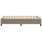 vidaXL Boxspringbett Taupe 120x200 cm Stoff vidaXL Boxspringbett Taupe 120x200 cm Stoff