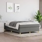 vidaXL Bettgestell ohne Matratze Dunkelgrau 140x200 cm Stoff vidaXL Bettgestell ohne Matratze Dunkelgrau 140x200 cm Stoff