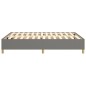 vidaXL Bettgestell ohne Matratze Dunkelgrau 140x200 cm Stoff vidaXL Bettgestell ohne Matratze Dunkelgrau 140x200 cm Stoff