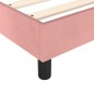 vidaXL Boxspringbett Rosa 90x200 cm Samt vidaXL Boxspringbett Rosa 90x200 cm Samt