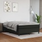 vidaXL Boxspringbett Schwarz 140x190 cm Kunstleder vidaXL Boxspringbett Schwarz 140x190 cm Kunstleder