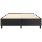 vidaXL Boxspringbett Schwarz 140x190 cm Kunstleder vidaXL Boxspringbett Schwarz 140x190 cm Kunstleder