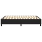 vidaXL Boxspringbett Schwarz 140x190 cm Kunstleder vidaXL Boxspringbett Schwarz 140x190 cm Kunstleder