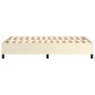 vidaXL Boxspringbett Creme 120x200 cm Kunstleder vidaXL Boxspringbett Creme 120x200 cm Kunstleder
