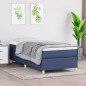 vidaXL Bettgestell Blau 90x190 cm Stoff vidaXL Bettgestell Blau 90x190 cm Stoff