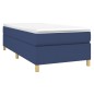 vidaXL Bettgestell Blau 90x190 cm Stoff vidaXL Bettgestell Blau 90x190 cm Stoff