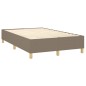 vidaXL Boxspringbett Taupe 120x200 cm Stoff vidaXL Boxspringbett Taupe 120x200 cm Stoff