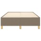 vidaXL Boxspringbett Taupe 120x200 cm Stoff vidaXL Boxspringbett Taupe 120x200 cm Stoff