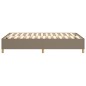 vidaXL Boxspringbett Taupe 120x200 cm Stoff vidaXL Boxspringbett Taupe 120x200 cm Stoff