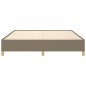 vidaXL Bettgestell Taupe 160x200 cm Stoff vidaXL Bettgestell Taupe 160x200 cm Stoff