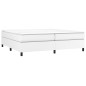 vidaXL Bettgestell Weiß 200x200 cm Kunstleder vidaXL Bettgestell Weiß 200x200 cm Kunstleder