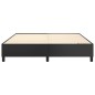 vidaXL Bettgestell Schwarz 160x200 cm Kunstleder vidaXL Bettgestell Schwarz 160x200 cm Kunstleder
