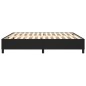 vidaXL Bettgestell Schwarz 160x200 cm Kunstleder vidaXL Bettgestell Schwarz 160x200 cm Kunstleder