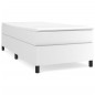 vidaXL Boxspringbett Weiß 90x200 cm Kunstleder vidaXL Boxspringbett Weiß 90x200 cm Kunstleder