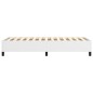 vidaXL Boxspringbett Weiß 90x200 cm Kunstleder vidaXL Boxspringbett Weiß 90x200 cm Kunstleder