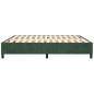 vidaXL Bettgestell Dunkelgrün 180x200 cm Samt vidaXL Bettgestell Dunkelgrün 180x200 cm Samt