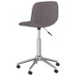 Esszimmerstühle 2 Stk. Drehbar Taupe Stoff Esszimmerstühle 2 Stk. Drehbar Taupe Stoff