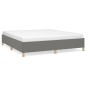 vidaXL Boxspringbett Dunkelgrau 160x200 cm Stoff vidaXL Boxspringbett Dunkelgrau 160x200 cm Stoff
