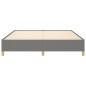 vidaXL Boxspringbett Dunkelgrau 160x200 cm Stoff vidaXL Boxspringbett Dunkelgrau 160x200 cm Stoff