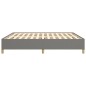 vidaXL Boxspringbett Dunkelgrau 160x200 cm Stoff vidaXL Boxspringbett Dunkelgrau 160x200 cm Stoff