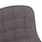 Esszimmerstühle 2 Stk. Drehbar Taupe Stoff Esszimmerstühle 2 Stk. Drehbar Taupe Stoff