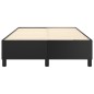 vidaXL Boxspringbett Schwarz 120x200 cm Kunstleder vidaXL Boxspringbett Schwarz 120x200 cm Kunstleder