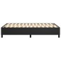 vidaXL Boxspringbett Schwarz 120x200 cm Kunstleder vidaXL Boxspringbett Schwarz 120x200 cm Kunstleder