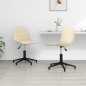 Esszimmerstühle 2 Stk. Drehbar Creme Samt Esszimmerstühle 2 Stk. Drehbar Creme Samt