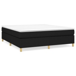 vidaXL Bettgestell Schwarz 180×200 cm Stoff
