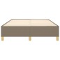 vidaXL Bettgestell Taupe 140x200 cm Stoff vidaXL Bettgestell Taupe 140x200 cm Stoff