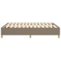 vidaXL Bettgestell Taupe 140x200 cm Stoff vidaXL Bettgestell Taupe 140x200 cm Stoff