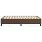 vidaXL Boxspringbett Braun 120x200 cm Kunstleder vidaXL Boxspringbett Braun 120x200 cm Kunstleder