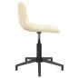 Esszimmerstühle 2 Stk. Drehbar Creme Samt Esszimmerstühle 2 Stk. Drehbar Creme Samt