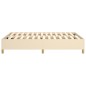 vidaXL Boxspringbett Creme 140x200 cm Stoff vidaXL Boxspringbett Creme 140x200 cm Stoff