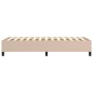 vidaXL Boxspringbett Cappuccino-Braun 100x200 cm Kunstleder vidaXL Boxspringbett Cappuccino-Braun 100x200 cm Kunstleder